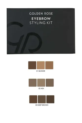 Тени для век Golden Rose Eyebrow Styling Kit Defining Shaping&Filling Eyebrows, №-02, в Узбекистане