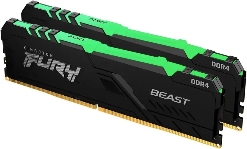 Оперативная память Kingston FURY Beast RGB | DDR4 | 2х16 GB | 3200 MHz, в Узбекистане