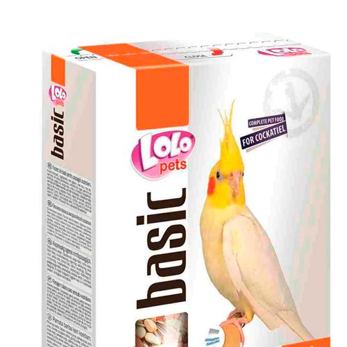 Полнорационный корм для нимф корелл LoLo Pets Basic for Cockatiel, 500 гр, купить недорого