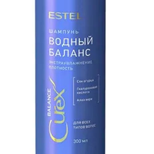 Shampun Estel Barcha soch turlari uchun suv balansi Curex Balance CR300/S21, 300 ml, купить недорого