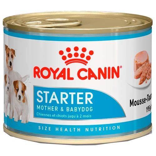 Консервированный корм для щенков и кормящих собак Royal Canin Starter Mousse Мусс, 195 гр