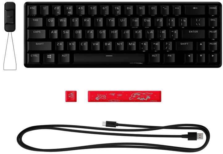 Игровая клавиатура HyperX Alloy Origins 65 HyperX Linear Red, фото № 4