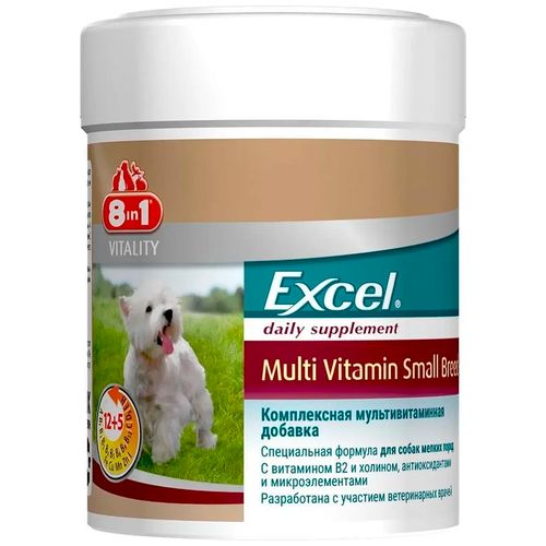 Витаминная добавка в корм 8in1 Excel Multi Vitamin Small Breed, 70 таблеток