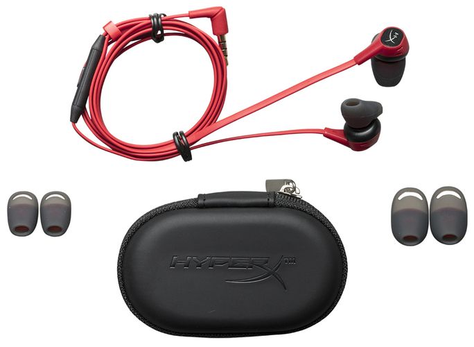 Наушники HyperX Cloud Earbuds, Красный, фото