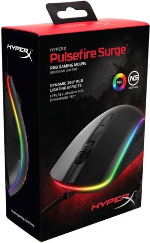 Sichqoncha simli HyperX Pulsefire Surge RGB, qoraф, sotib olish