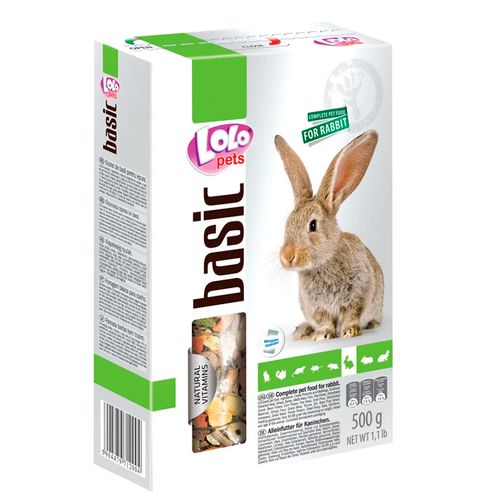 Сухой корм для кроликов Lolo Pets Basic For Rabbit, 500 гр