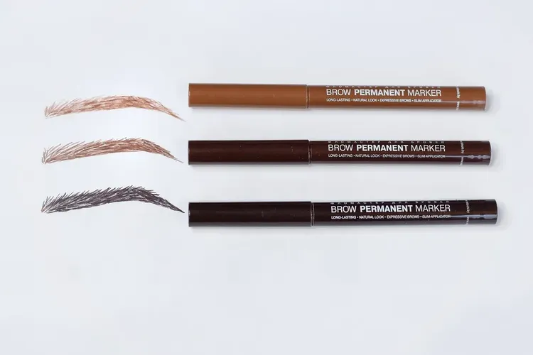 Фломастер для бровей Relouis Brow Permanent Marker, №-02 Brown, в Узбекистане