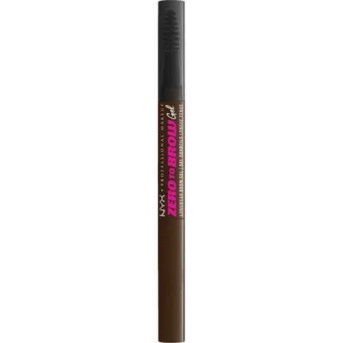 Стойкий гель для бровей Nyx Professional Makeup Zero To Brow, №-07-Эспрессо