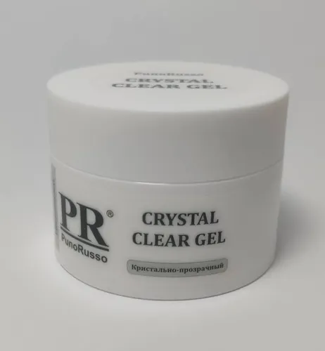 Гель для наращивания ногтей прозрачный PR PunoRusso Crystal Clear Gel, 30 мл