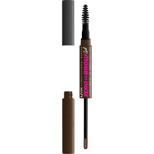 Стойкий гель для бровей Nyx Professional Makeup Zero To Brow, №-07-Эспрессо, фото