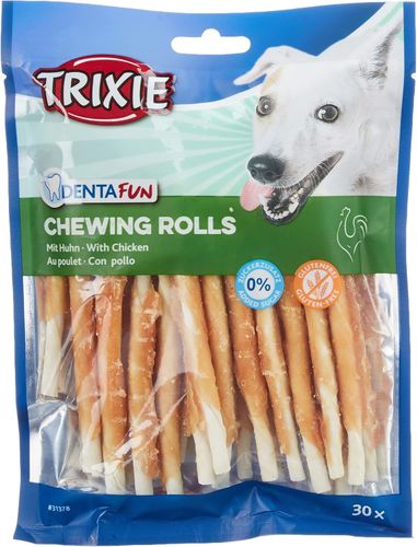 Лакомство для собак Trixie Chewing Rolls with Chicken, 200 гр