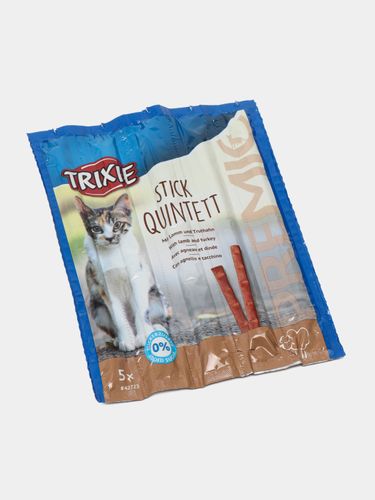 Лакомство для кошек Trixie Stick Quintett палочки с ягненком и индейкой, 25 гр