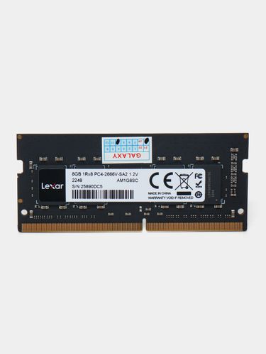 Оперативная память Lexar SODIMM для ноутбука | DDR4 | 1x8 GB | 2666 Mhz, купить недорого