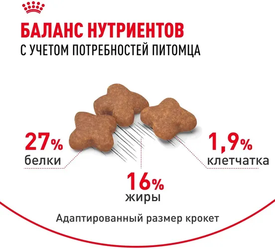 Сухой корм для собак малых пород Royal Canin Mini Adult с птицей, 8 кг, фото № 4