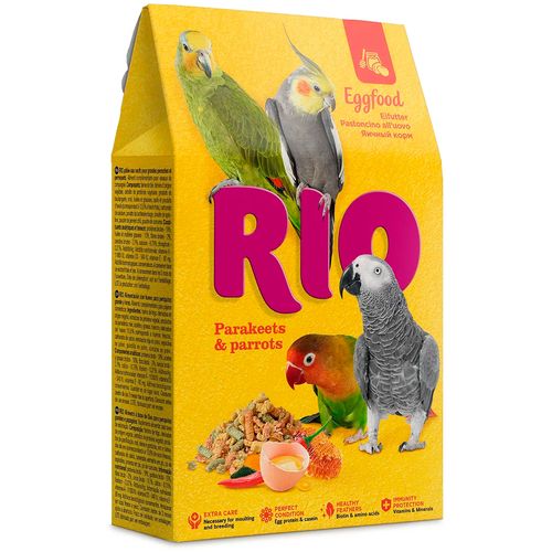 Яичный корм для средних и крупных попугаев Rio, 250 гр, купить недорого