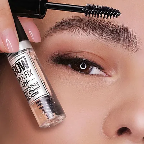 Гель для бровей LUXVISAGE суперсильной фиксации BROW SUPER FIX 12H, фото