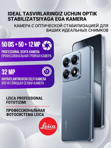 Смартфон Xiaomi 14T Pro, Titan Blue, 12/256GB, купить недорого