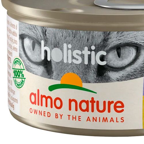 Законсервированный корм для котят Almo Nature Holistic Kitten с белым мясом, 85 гр, купить недорого