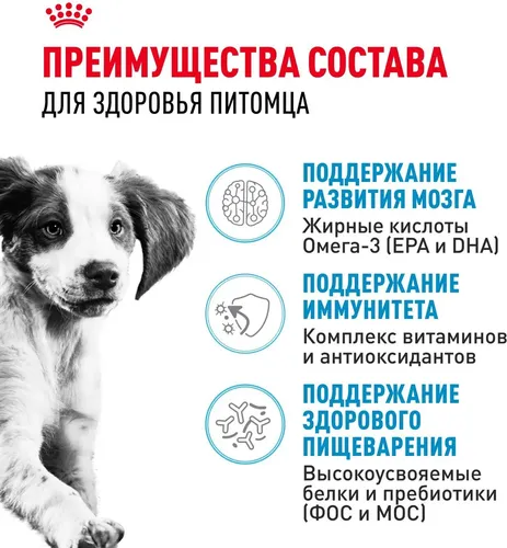 Сухой корм для щенков средних пород Royal Canin Medium Puppy, 20 кг, в Узбекистане