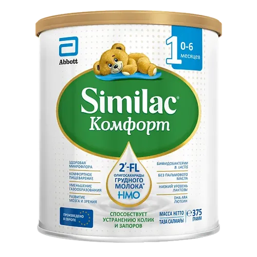 Смесь Similac Комфорт 1, 0-6 месяцев, 375 г