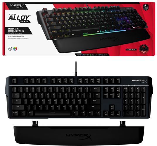 Игровая клавиатура HyperX Alloy MKW100, Черный, O'zbekistonda