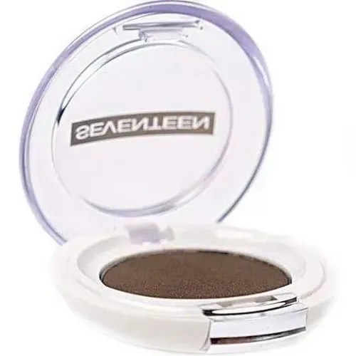 Тени для век компактные перламутровые Seventeen Silky Shadow Pearl, №-404-Темный шоколад, купить недорого