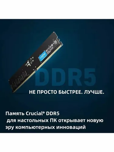 Operativ xotira Crucial | DDR5 | 4800 MHz | 1x32 GB