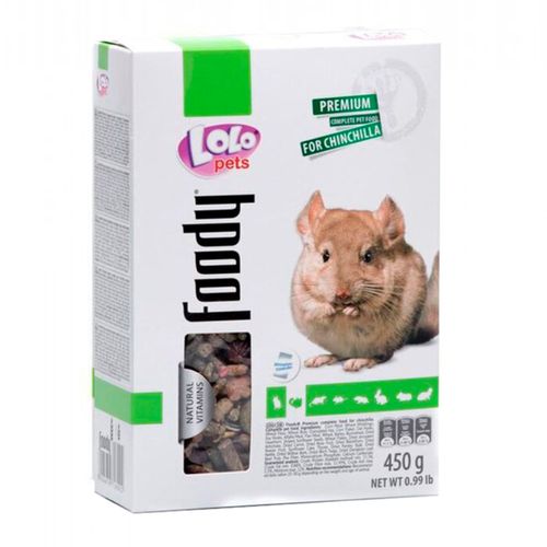 Корм для шиншилл Lolo Pets, 500 гр