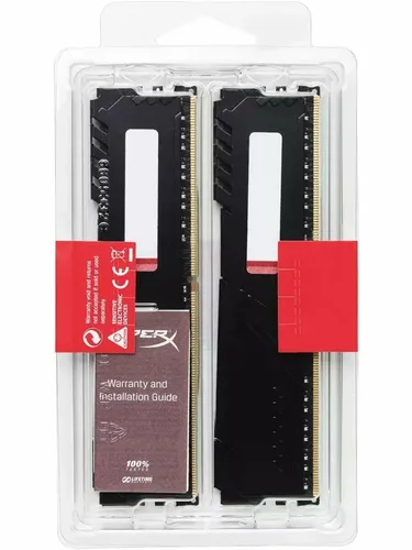 Operativ xotira HyperX Fury Black HX432C16FB3K2/16 | DDR4 | 2x8 GB | 3200 MHz, arzon