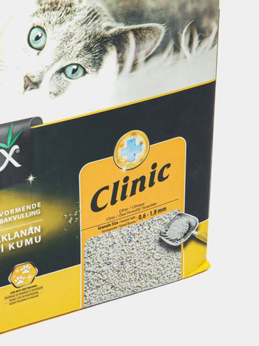 Бетонитовый наполнитель Reflex Clumping Clinic Cat Litter, 6 л, в Узбекистане