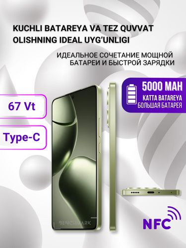 Smartfon Xiaomi 14T, yashil, 12/256GB, фото