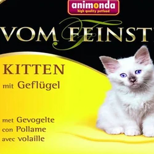 Влажный корм для котят Animonda Vom Feinsten Cat Kitten с птицей, 100 гр, купить недорого