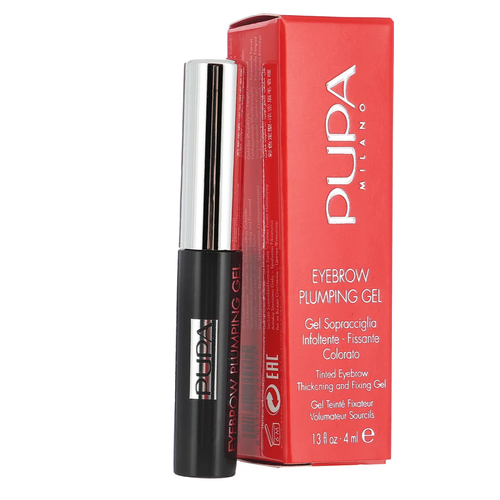 Гель для бровей фиксирующий Pupa EyeBrow Plumping Gel, №-003-Темно-коричневый