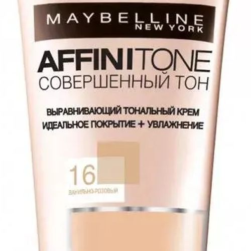 Тональный крем для лица Maybelline New York Affinitone, №-16 Ванильно-розовый, купить недорого