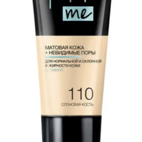 Тональный крем для лица Maybelline New York Fit Me, №-110 Слоновая кость, 30 мл, купить недорого