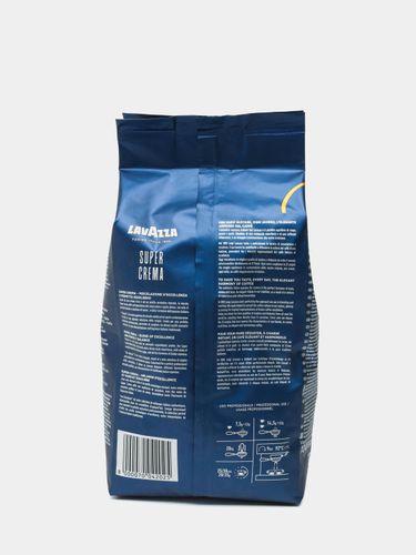 Кофе зерновой Lavazza Super Crema, 1 кг, Коричневый, в Узбекистане