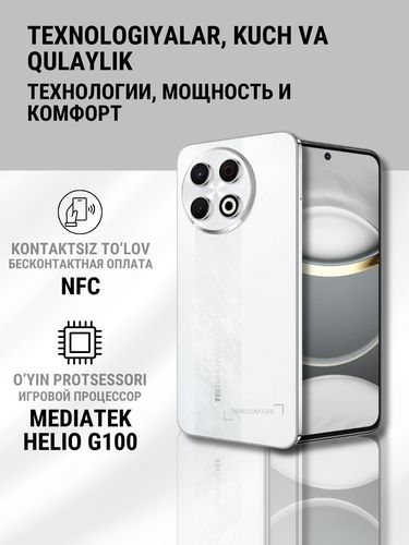 Smartfon Tecno Spark 30 Pro, Arctic Glow, 8/256 GB, в Узбекистане