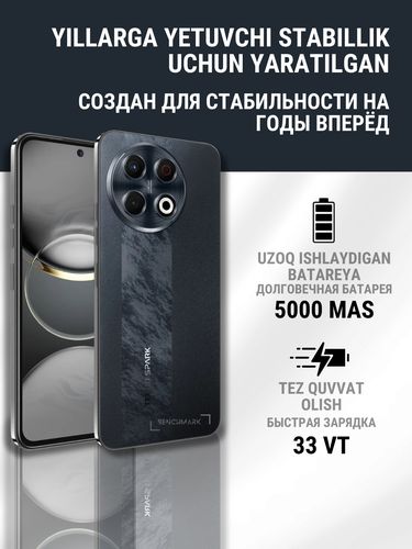 Смартфон Tecno Spark 30 Pro, Obsidian Edge, 8/256 GB, купить недорого