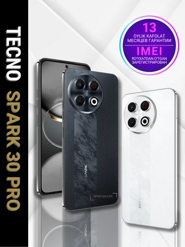 Смартфон Tecno Spark 30 Pro, Arctic Glow, 8/128 GB, фото