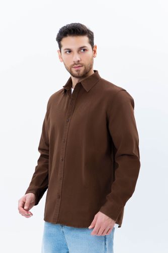 Рубашка длинный рукав Terra Pro AW24CR2-19-21129, Brown, купить недорого