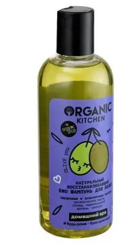 Шампунь для волос Organic Kitchen Домашний SPA  БИО Натурал Восстанавливающий OLIVE You, 270 мл, купить недорого