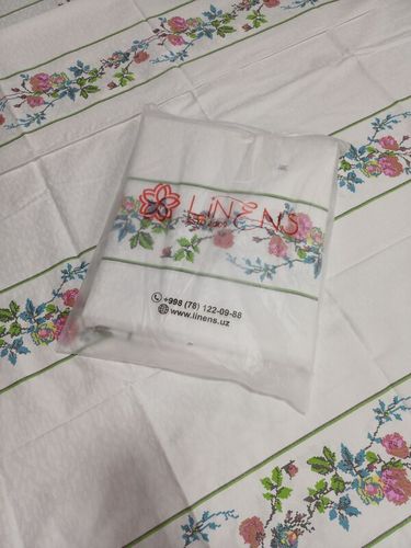 Комплект постельного белья полуторное Linens 10747, в Узбекистане