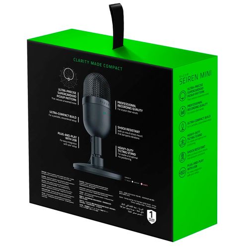 Микрофон Razer Seiren Mini, Черный, фото № 4