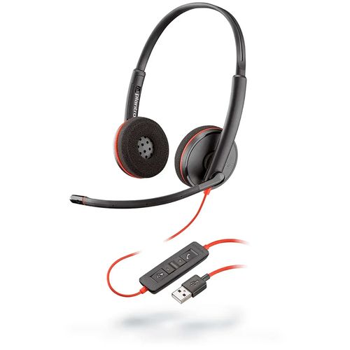 Наушники Plantronics BlackWire C3220 USB-A, Черный