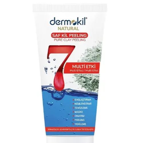 Маска-пилинг для лица Dermokil Pure Clay c 7 эффектом, 150 мл