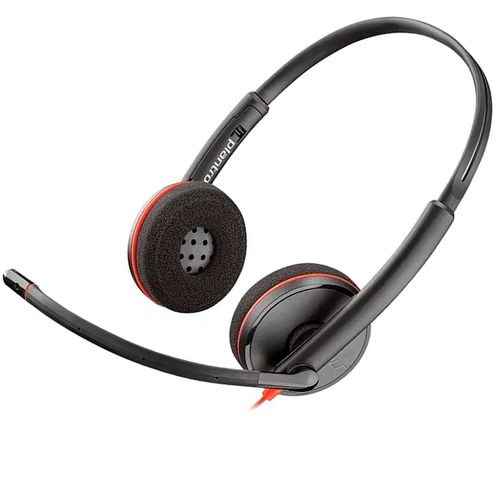 Наушники Plantronics BlackWire C3220 USB-A, Черный, купить недорого