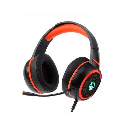 Игровые наушники Meetion MT-HP030 USB Gaming Headset Backlit, Черно-оранжевый, купить недорого