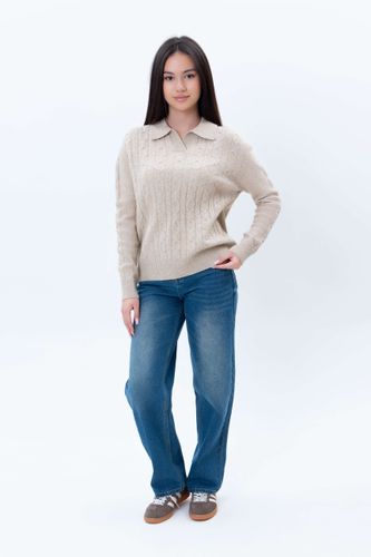 Женский джемпер Terra Pro AW24WKN-92108, Beige, в Узбекистане