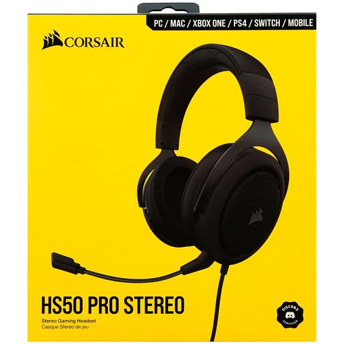 Игровые наушники Corsair HS50 Pro Stereo, Черный, фото