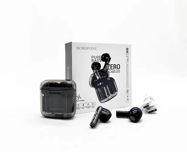 Simsiz naushniklar Earbuds Borofone BW23, qora, в Узбекистане